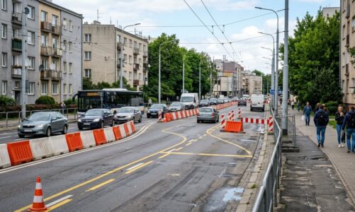 Czasowa organizacja ruchu na al. Zwycięstwa w Gdyni