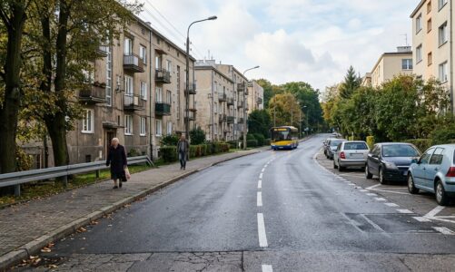 Utrudnienia w ruchu na ul. Słonecznej w Gdyni z powodu awarii sieci wodociągowej