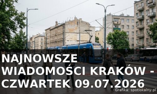 Najnowsze wiadomości Kraków – Czwartek 09.07.2026