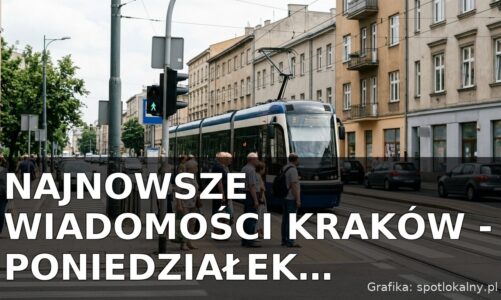 Najnowsze wiadomości Kraków – Poniedziałek 13.07.2026