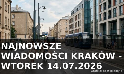 Najnowsze wiadomości Kraków – Wtorek 14.07.2026