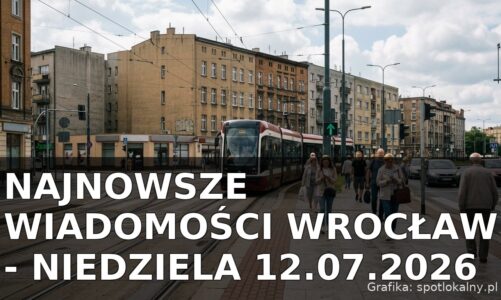Najnowsze wiadomości Wrocław – Niedziela 12.07.2026
