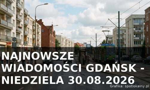 Najnowsze wiadomości Gdańsk – Niedziela 30.08.2026