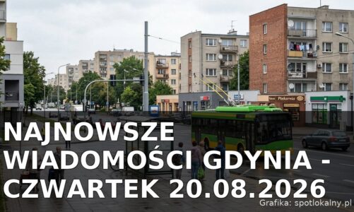 Najnowsze wiadomości Gdynia – Czwartek 20.08.2026