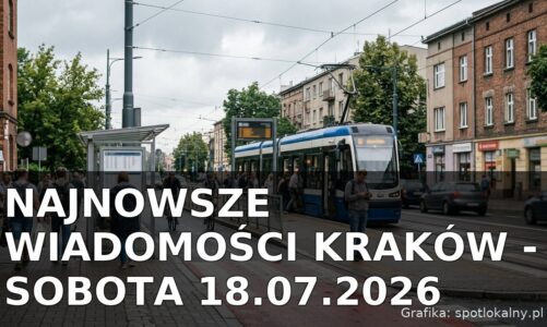 Najnowsze wiadomości Kraków – Sobota 18.07.2026