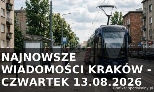 Najnowsze wiadomości Kraków – Czwartek 13.08.2026