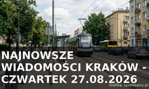 Najnowsze wiadomości Kraków – Czwartek 27.08.2026