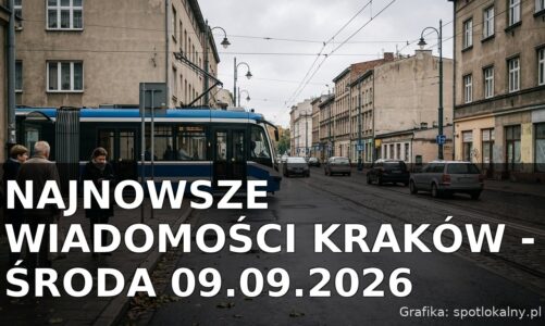 Najnowsze wiadomości Kraków – Środa 09.09.2026
