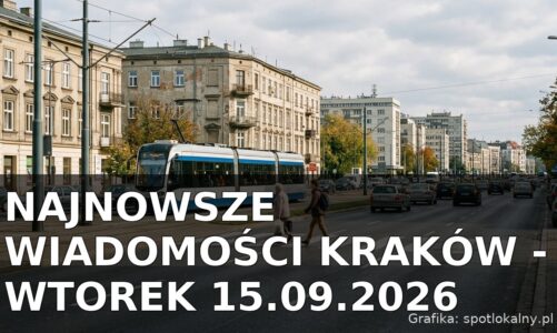 Najnowsze wiadomości Kraków – Wtorek 15.09.2026