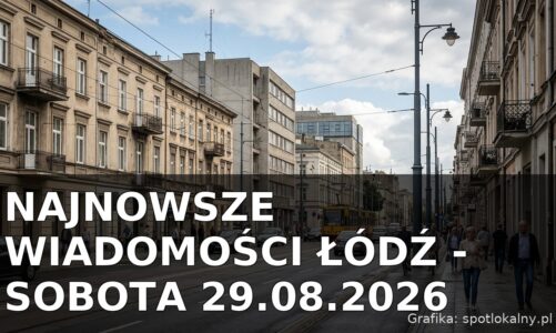 Najnowsze wiadomości Łódź – Sobota 29.08.2026