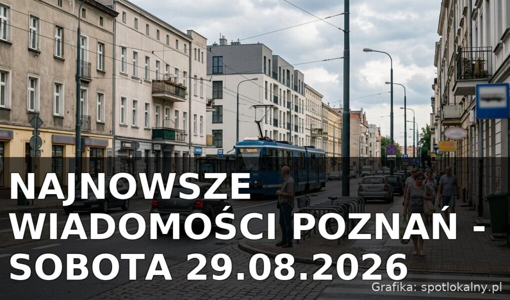 Najnowsze wiadomości Poznań – Sobota 29.08.2026