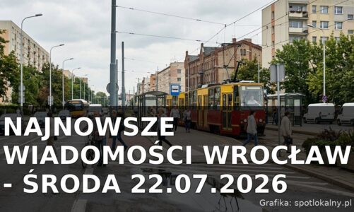 Najnowsze wiadomości Wrocław – Środa 22.07.2026
