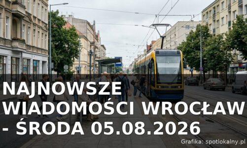 Najnowsze wiadomości Wrocław – Środa 05.08.2026