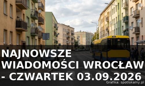 Najnowsze wiadomości Wrocław – Czwartek 03.09.2026