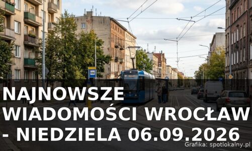 Najnowsze wiadomości Wrocław – Niedziela 06.09.2026