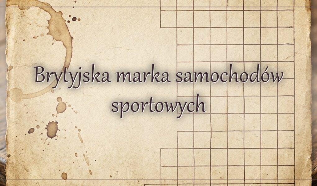 Brytyjska marka samochodów sportowych