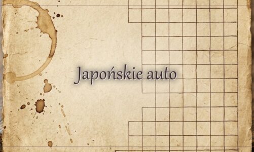 Japońskie auto