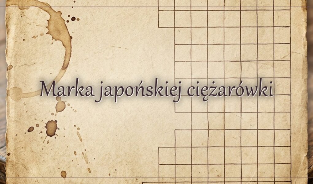 Marka japońskiej ciężarówki