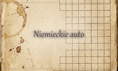 Niemieckie auto – hasło do krzyżówki