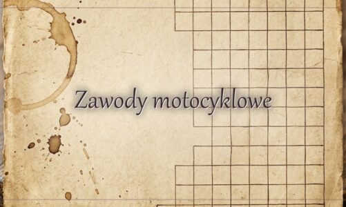 Zawody motocyklowe – hasło do krzyżówki
